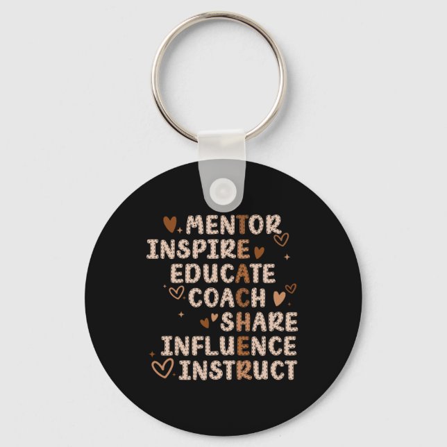 Chaveiro Professores Mentor Inspire Educar Coach Influencia (Frente)