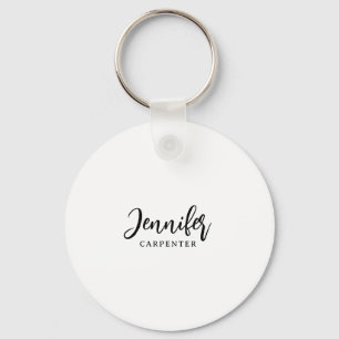 Chaveiro Profissional elegante moderno minimalista adicione