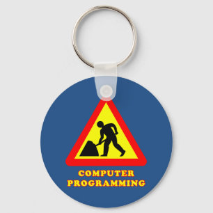 Chaveiro Programação de computador - Sinal de humor engra