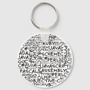 Chaveiro Programadores têm várias habilidades de programaçã