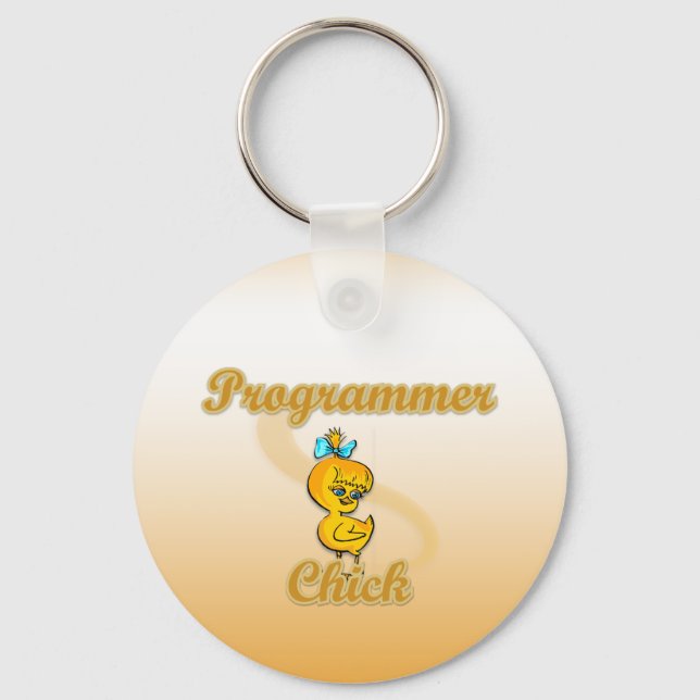 Chaveiro Programmer Chick (Frente)