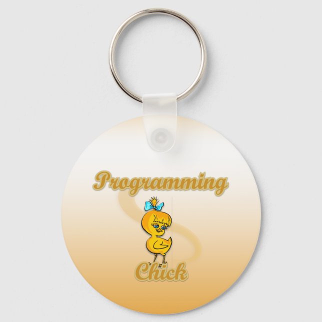 Chaveiro Programming Chick (Frente)