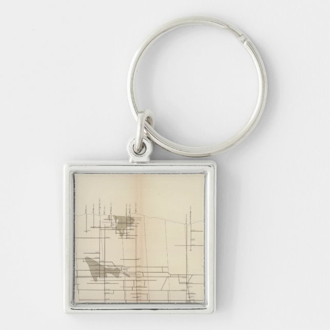 Chaveiro Projeção vertical longitudinal I Comstock Lodo (Frente)