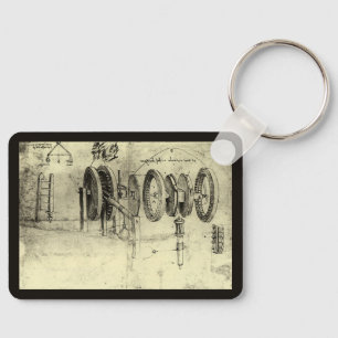 Chaveiro Projeto de Engenharia de uma Roda por Leonardo da 