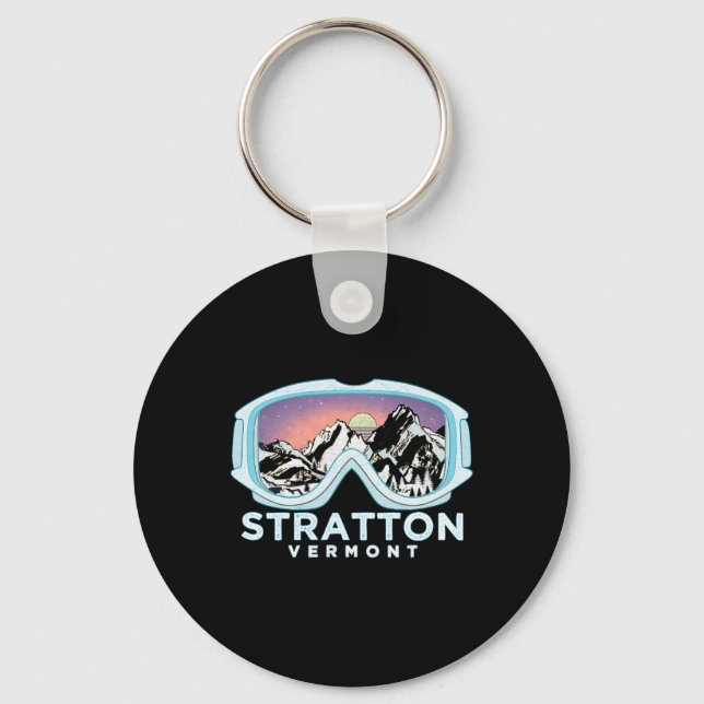 Chaveiro Projeto de Esqui Stratton Stratton, Vt Esqui Prese (Frente)