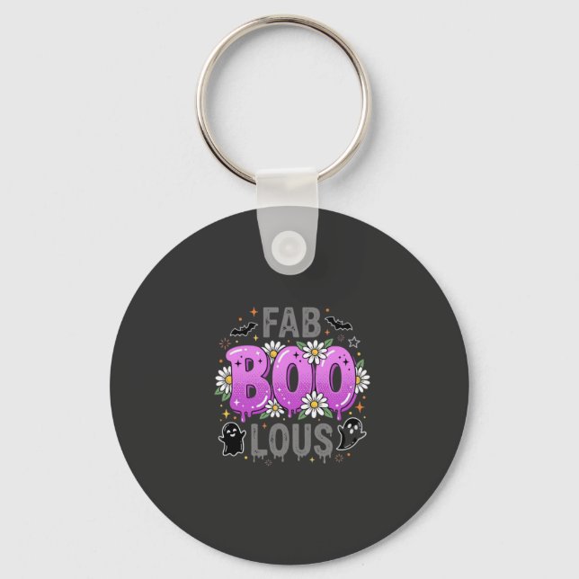 Chaveiro Projeto de Fantasma de Halloween Fab Boo Lous_1 (Frente)