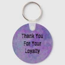 Promocional Comercial Roxo de Apreciação do Client