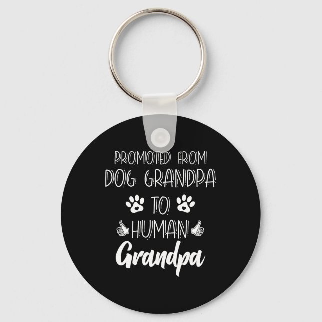 Chaveiro Promoted From Dog Grandpa To Human Grandpa New Gra (Frente)
