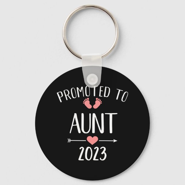 Chaveiro Promoted to aunt 2023  pregnancy announcement (Frente)