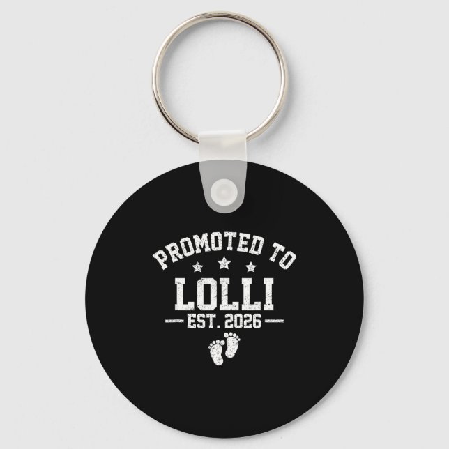 Chaveiro Promoted To Lolli Est 2026 Baby Announcement  (Frente)
