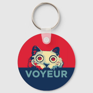 Chaveiro Propaganda de Gato VOYEUR