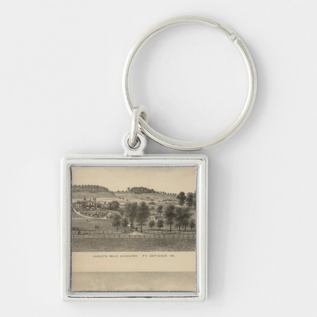 Chaveiro propriedade Augusta Male Academy Seawright (Frente)