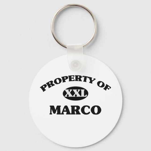 Chaveiro Propriedade da MARCO (Frente)