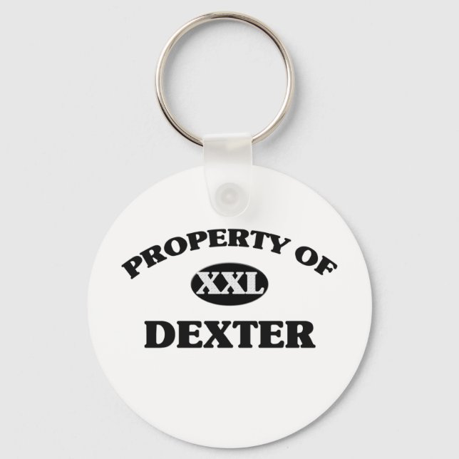 Chaveiro Propriedade de DEXTER (Frente)
