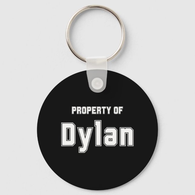 Chaveiro Propriedade de Dylan Presentes Engraçados de Despe (Frente)