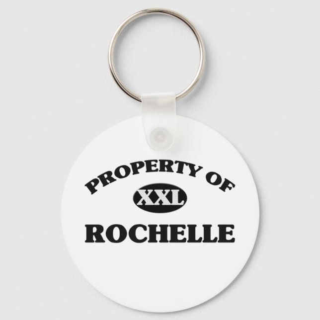 Chaveiro Propriedade de ROCHELLE (Frente)