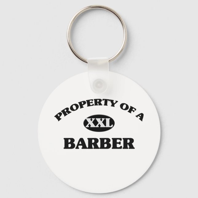 Chaveiro Propriedade de um BARBER (Frente)