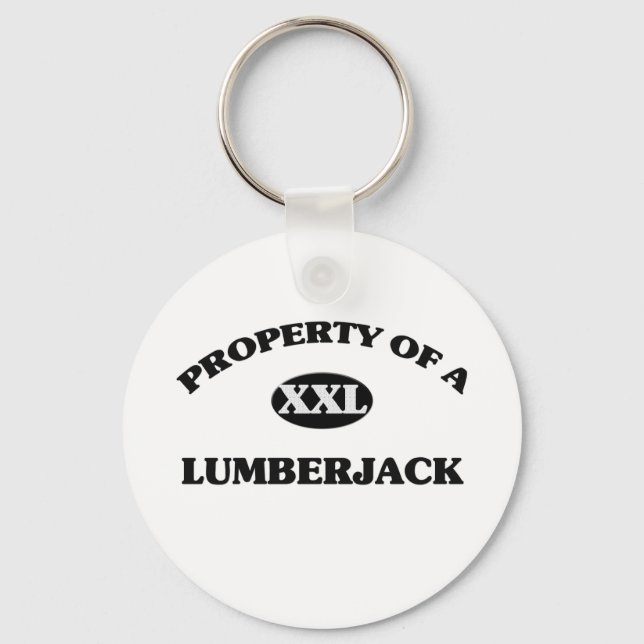 Chaveiro Propriedade de um LUMBERJACK (Frente)