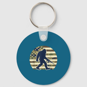 Chaveiro Proprietário de arma Bigfoot camuflado na bandeira