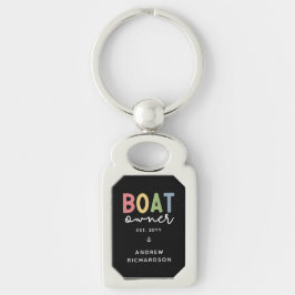 Chaveiro Proprietário de Barcos Personalizados estabeleceu 