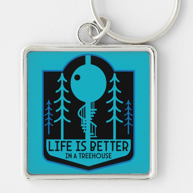 Chaveiro Proprietários de Treehouse (Frente)