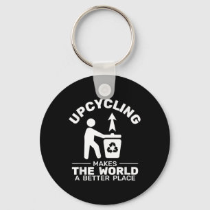 Chaveiro Proteção ambiental do Reciclagem de subida de bici