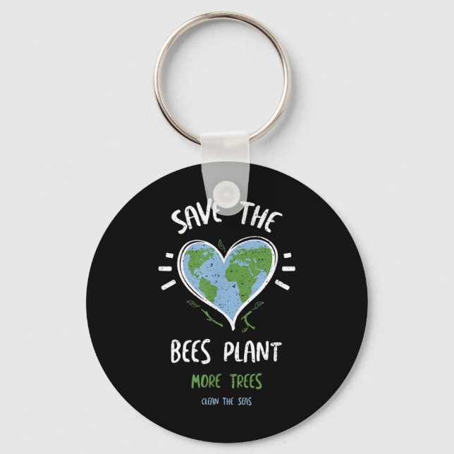Chaveiro Proteção Ambiental_ Salve As Abelhas Plante M... (Frente)