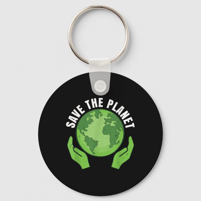 Chaveiro Proteção Climática Do Planeta, Proteção Da Naturez (Frente)