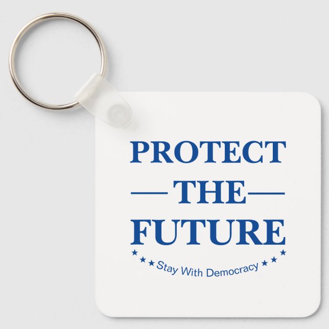Chaveiro Proteger O Futuro (Frente)