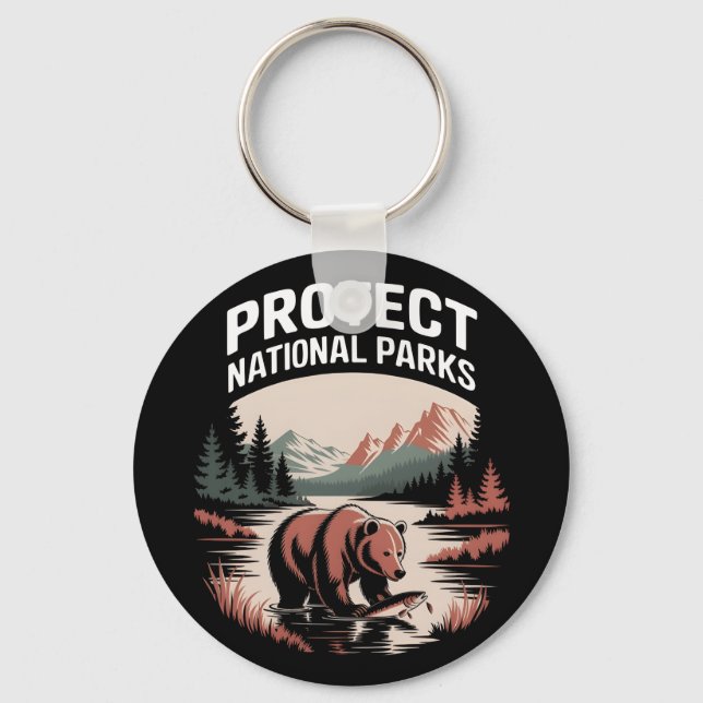 Chaveiro Proteja nossos parques nacionais (Verso)