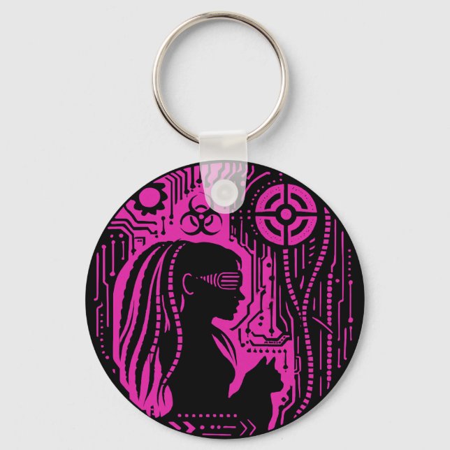 Chaveiro Protocolo Neon Dread (Frente)