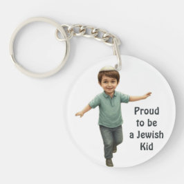 Chaveiro Proud Jewish Kid - Cute & Soft Watercolor