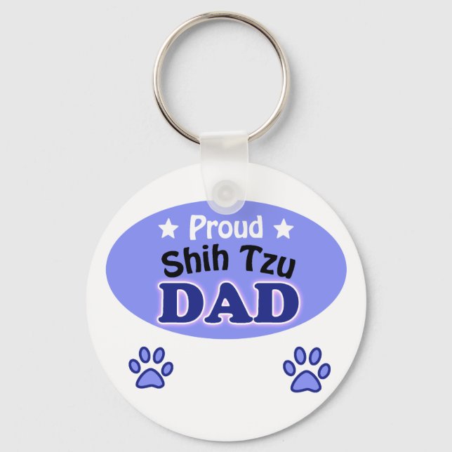 Chaveiro Proud Shih Tzu Dad (Frente)