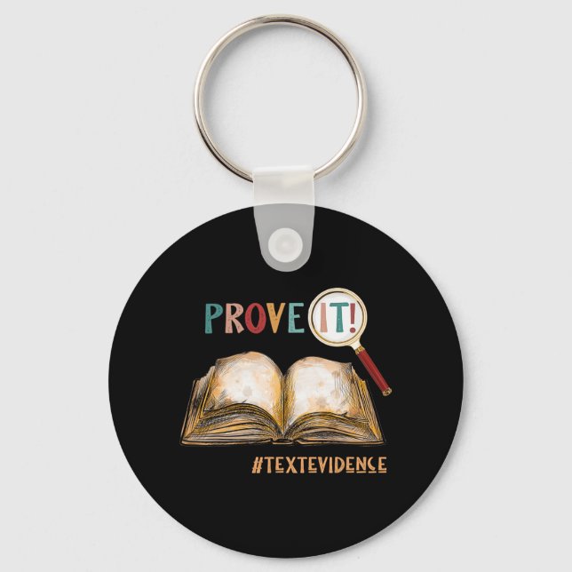 Chaveiro Provas De Texto Engraçadas Presentes No Dia Do Tes (Frente)