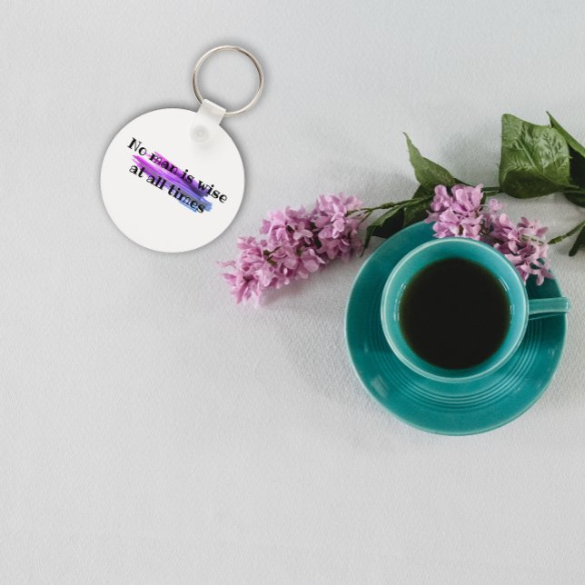 Chaveiro Proverbo Nenhum homem é sábio o tempo todo (Criador carregado)