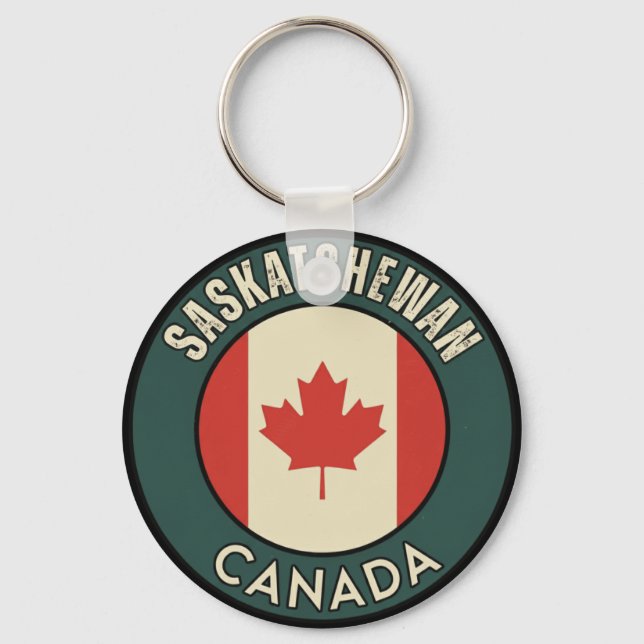 Chaveiro Província de Saskatchewan Canadá (Frente)