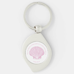 Chaveiro Psalm 118:24 This is the Day with Seashell