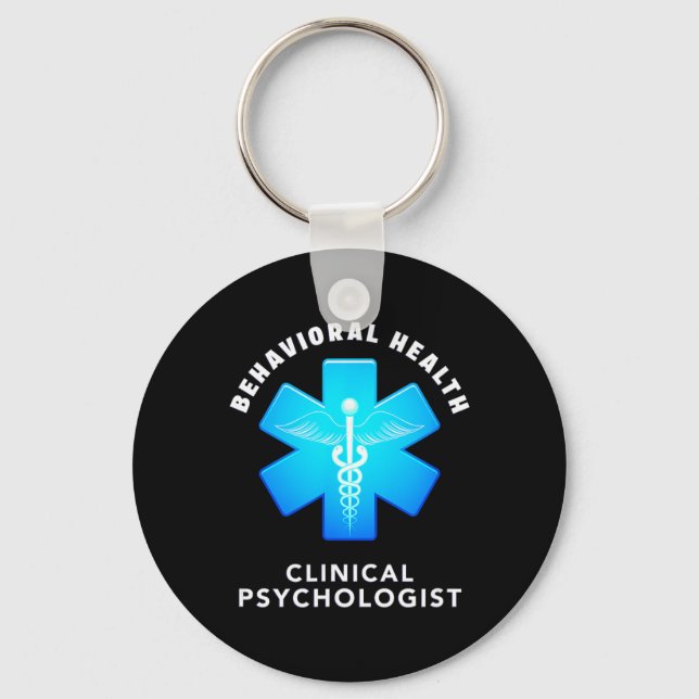 Chaveiro Psicólogo Clínico de Saúde Mental e Comportamental (Frente)
