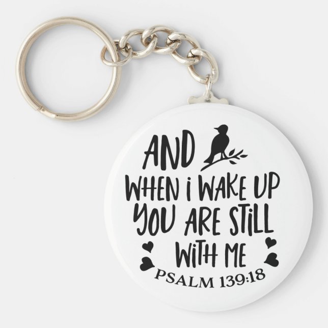 Chaveiro Pslam 139:18 (Frente)