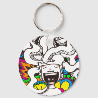 Chaveiro Psychedelic Happy Brain