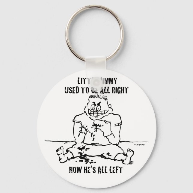 Chaveiro Psycho Puppet Kid não está bem (Frente)