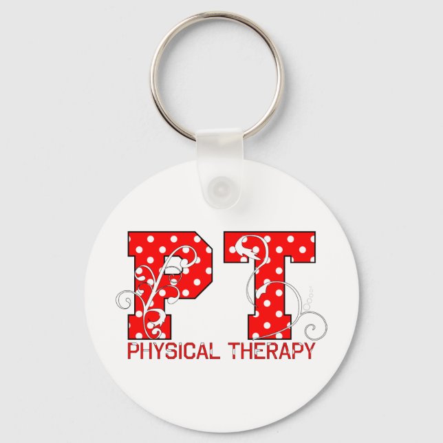 Chaveiro pt bolinhas brancas vermelhas (Frente)