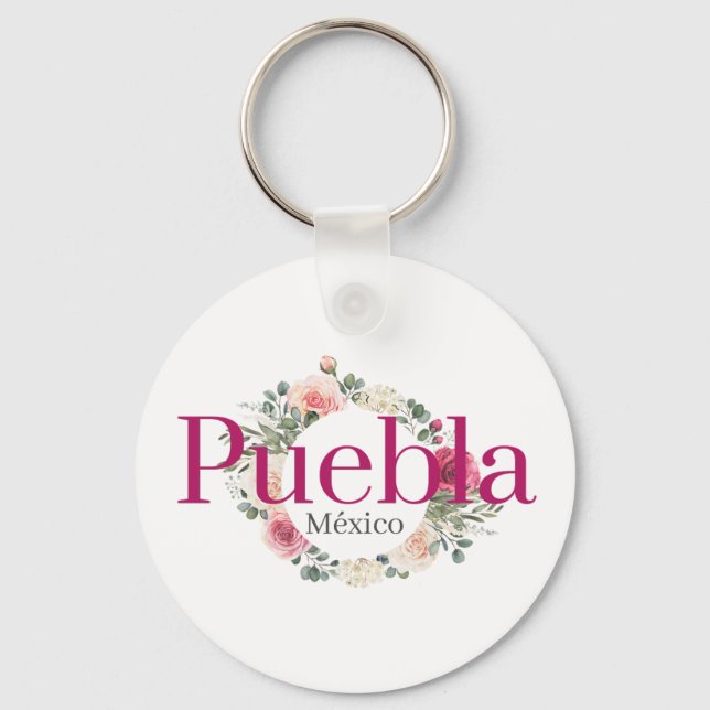 Chaveiro Puebla Mexico Viagem Destination Bridesmaid (Frente)