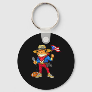 Chaveiro Puerto rico rã coqui música de rua futebol