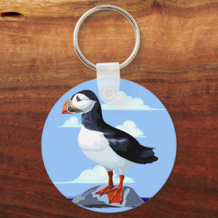 Chaveiro Puffin Cute Atlantic Seabird