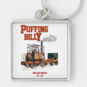 Chaveiro Puffing Billy Steam Train Locomotive Inglês