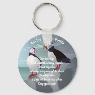 Chaveiro Puffins Design