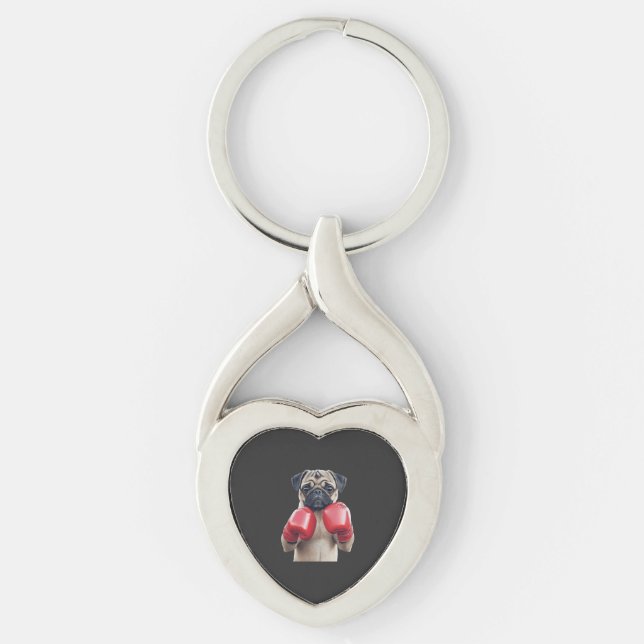 Chaveiro Pug    (Frente)