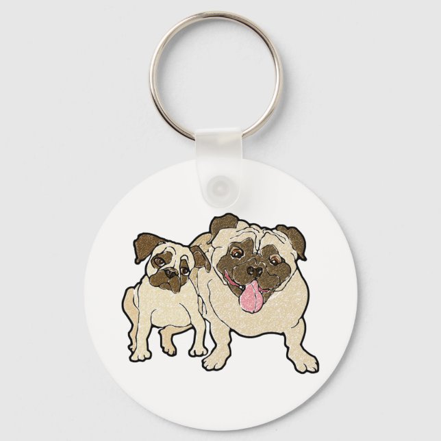 Chaveiro Pug Dad (Frente)