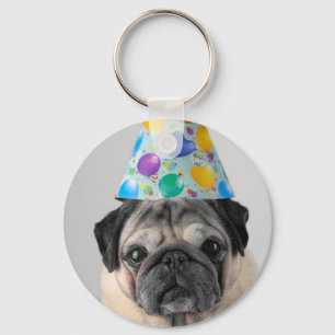 Chaveiro Pug de Partido